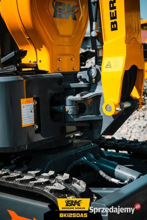 Mini Koparka Berger Kraus BK1250AS silnik KUBOTA Nowy Sącz