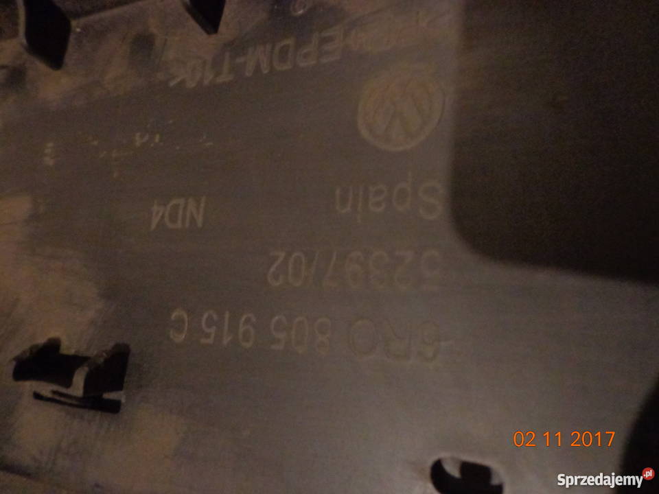 VW POLO 20102015 Hokej Spojler dokładka zderzaka Łódź