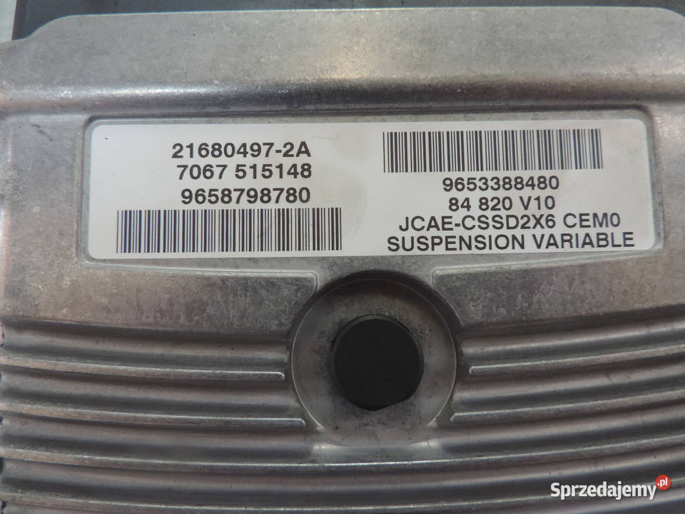 CITROEN PEUGEOT 407 27 HDI STEROWNIK 9653388480 Nowy Sącz sprzedam
