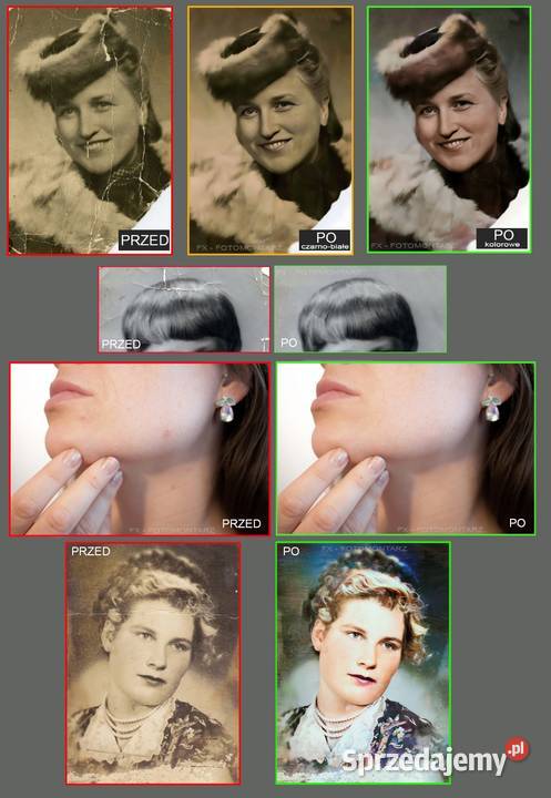 Obróbka zdjęć Retusz zdjęć Fotomontaż zdjęć Pozostałe usługi