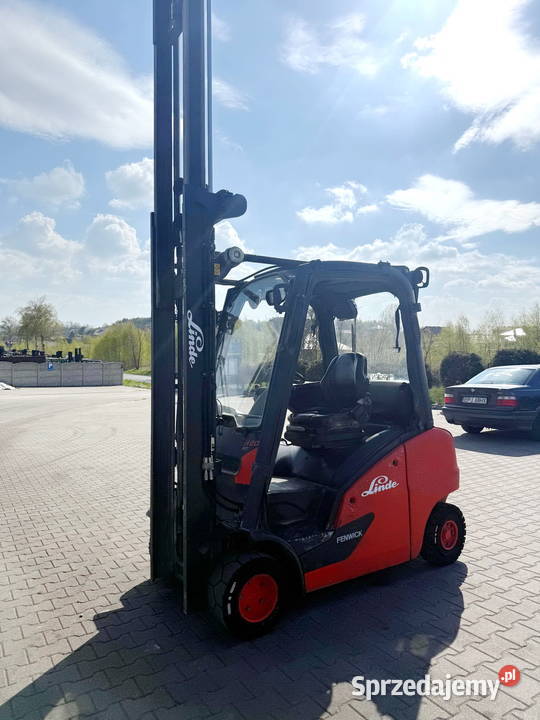 wózek widłowy LINDE H20T LPG Triplex 545m łódzkie Działoszyn
