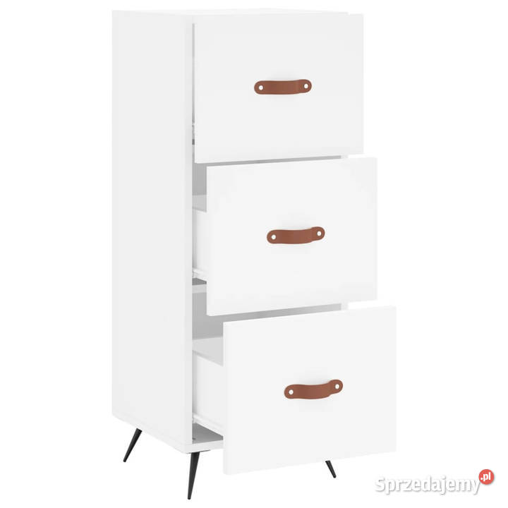 Szafka biała 345x34x90 materiał drewnopochodny