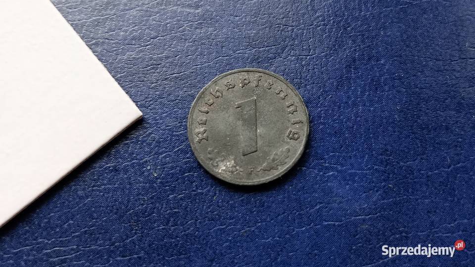Stare monety 1 fenig 1941 F Niemcy