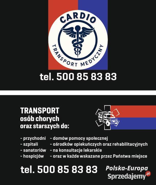 Cardio transport sanitarny 24h Szczecin