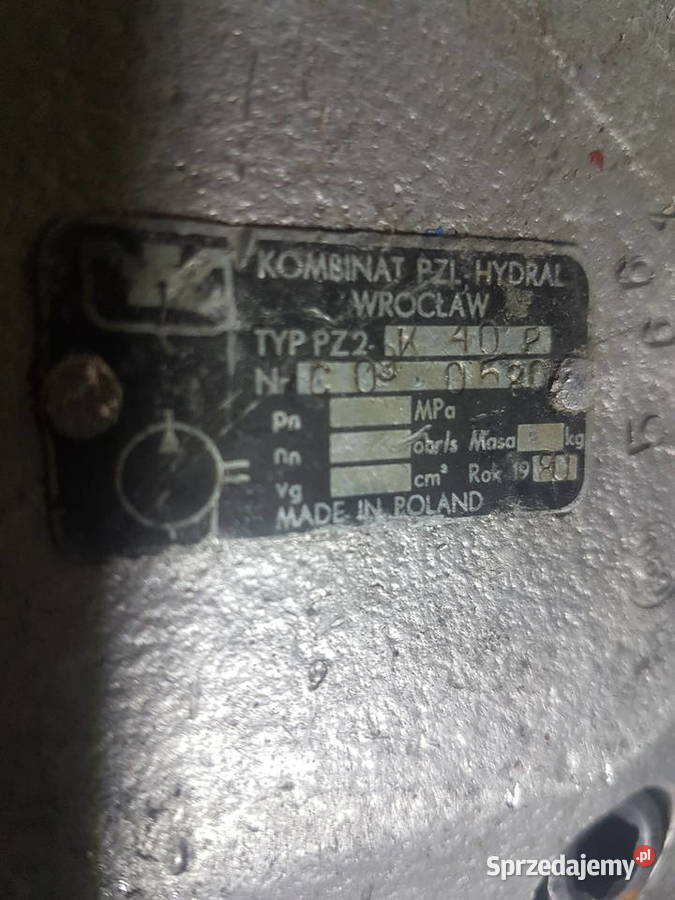 sprzedam pompe hydrauliczną 40l Polską Wadowice
