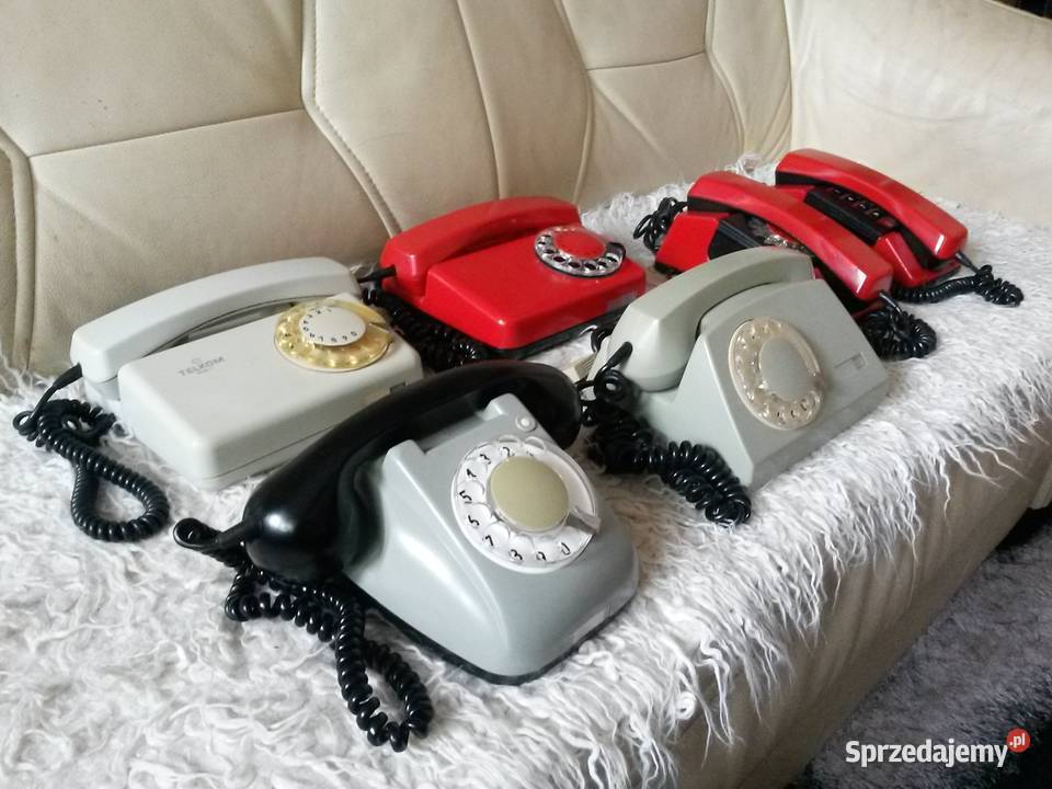 Stary TELEFON PRL stacjonarny tarczowy RWT Warszawa