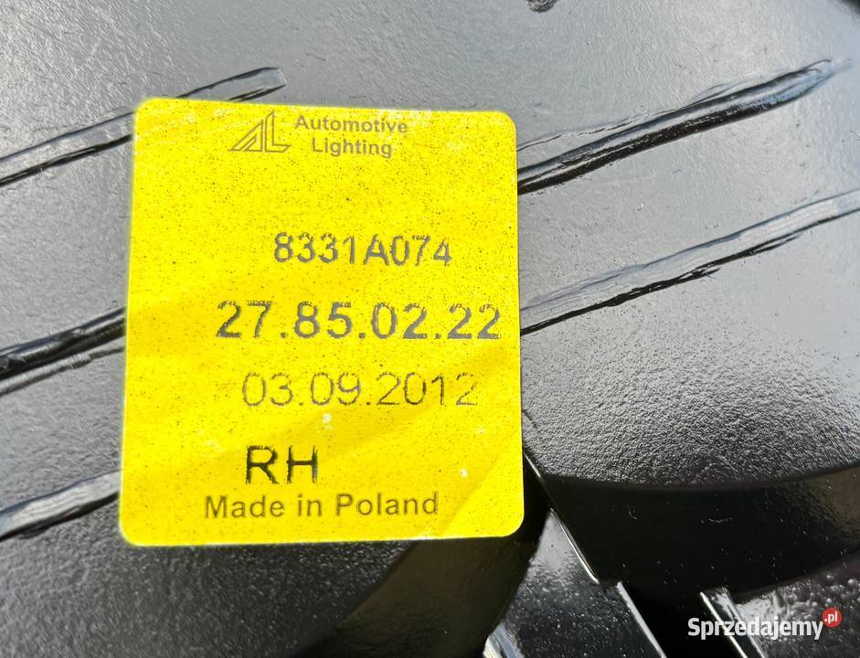 MITSUBISHI COLT Z30 2011 LIFT LAMPA TYŁ 8331A074 mazowieckie Radom sprzedam
