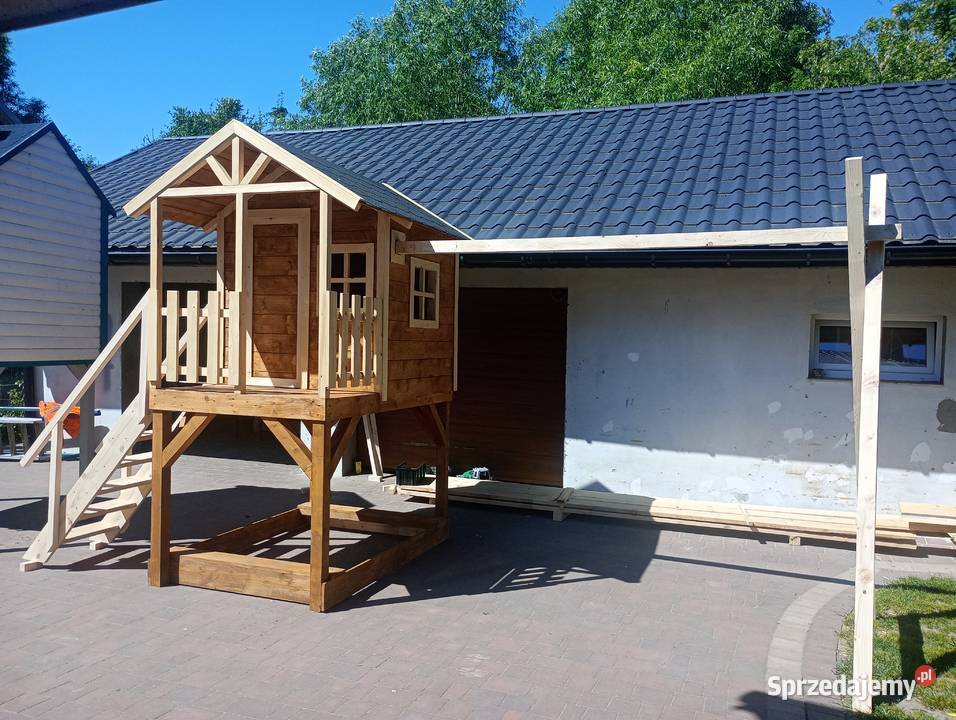 Domek drewniany dzieci