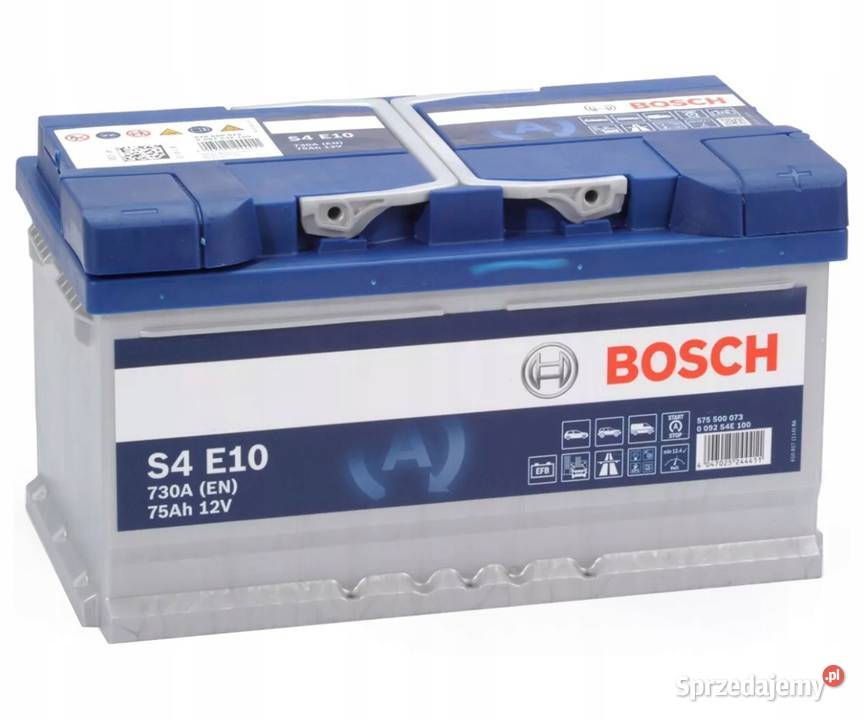 Akumulator Bosch 12V 75Ah 730A 0 092 S4E 100 dolnośląskie Jelcz-Laskowice