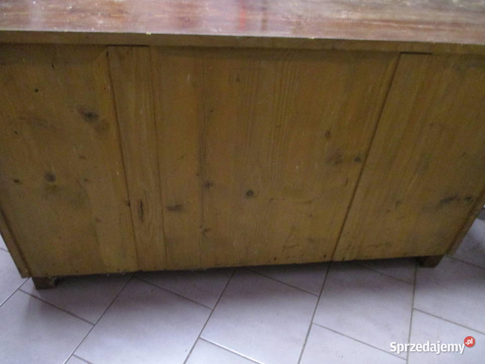Stara Drewniana Komoda Szafka Bufet Pomocnik Nieporęt