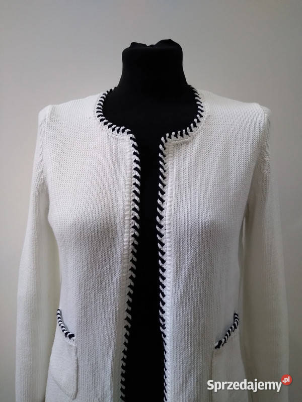 Sweterek bolerko damskie białyczarny rozmiar Ms świętokrzyskie Kielce sprzedam