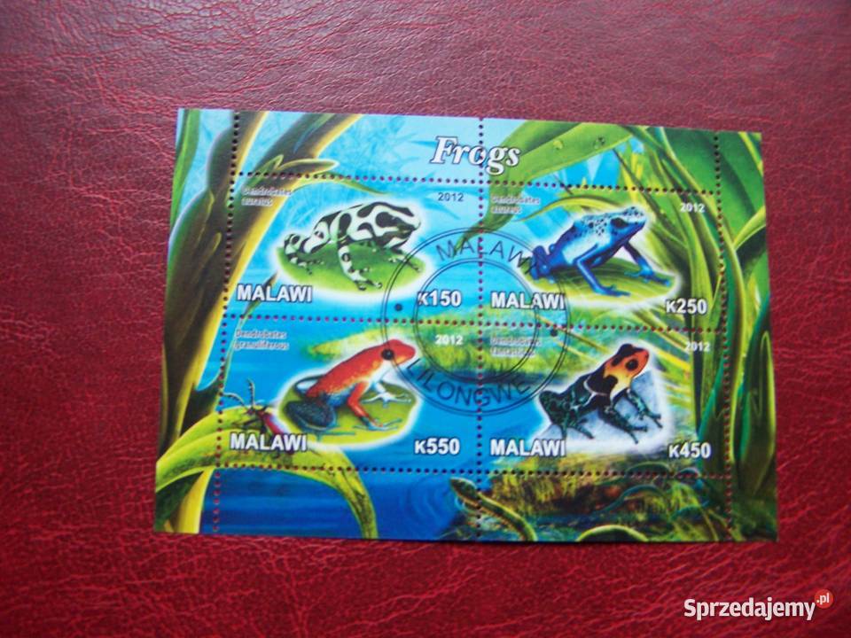 Malawi 2012 CTO Fauna Płazy Żaby