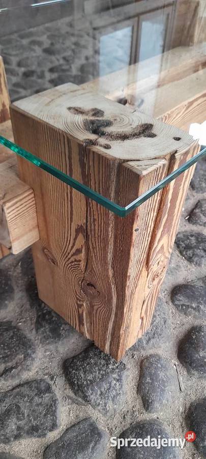 Stolik kawowy ława stare drewno Kamieńczyk
