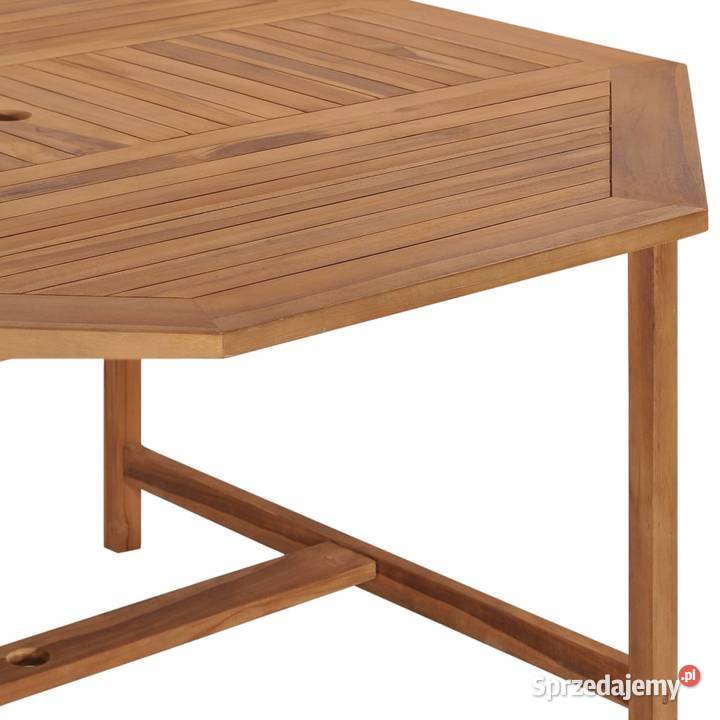 vidaXL Stół ogrodowy 150x150x75 lite drewno Warszawa