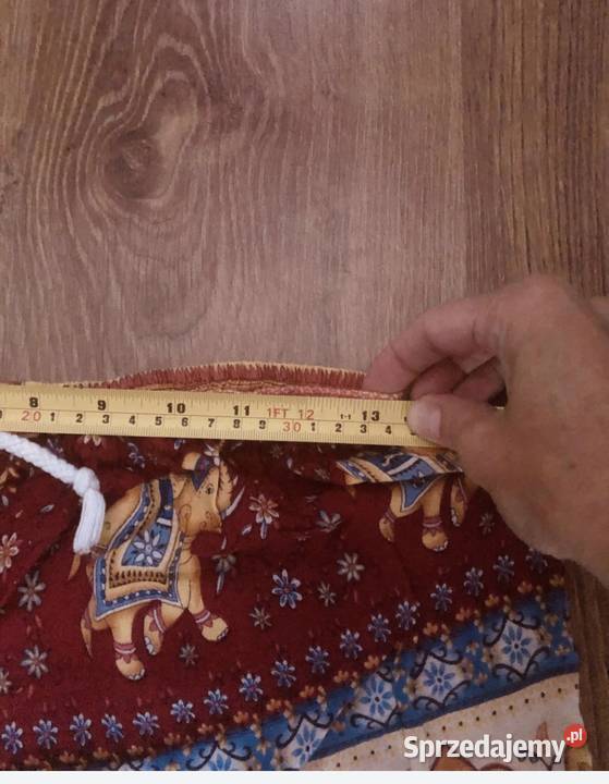 Damskie SPODNIE indyjskie L4012 letnie bawełna Odzież damska Lublin