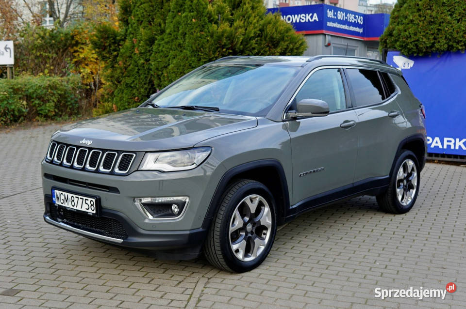 Jeep Compass salon Polska serwisowany w ASO 4x4 komputer pokładowy mazowieckie Warszawa