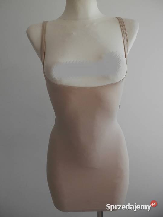 Koszulka Halka Wyszczuplająca Modelująca brązowy/beżowy Halki i koszulki Łomża