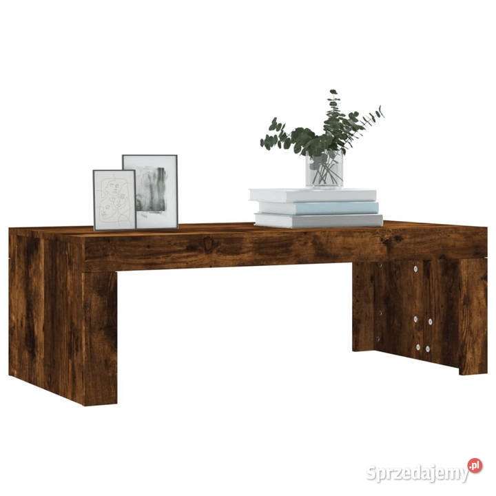 Stolik kawowy przydymiony dąb 102x50x36 WM823371 Warszawa