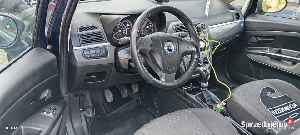 Ekonomiczny Fiat Grande Punto 2007r 12 benzLPG VAT marża Wałdowo Szlacheckie