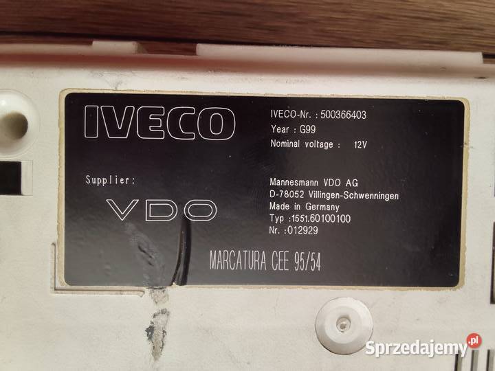 Iveco daily III 28 licznik zegary cztery wtyczki dostawcze Nisko