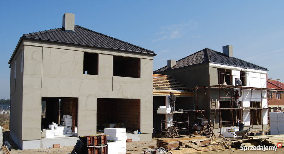 Dom w zabudowie bliźniaczej z garażem Komorniki 138m2 Domy Komorniki