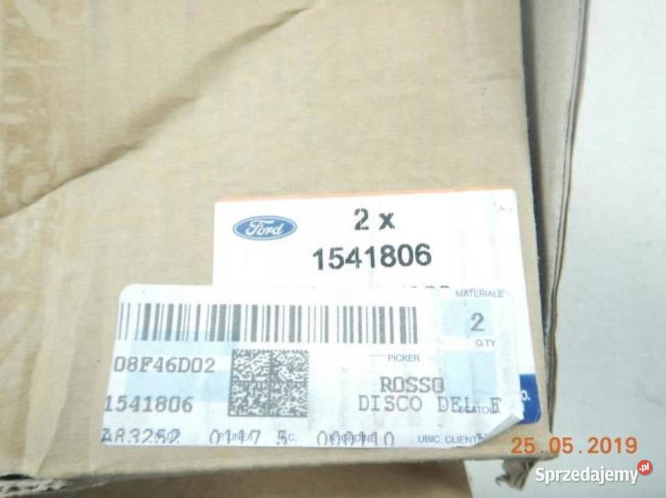 TARCZA HAMULCOWA PRZÓD FORD KA 08 lubelskie
