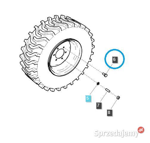 Śruba M12 x 125 x 30 S154123037 LS Tractor