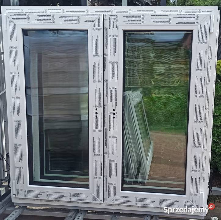 OKNO 115x113 120x120 NOWE ręki BIAŁE 2 szybowe 3 Okna i parapety Ropczyce