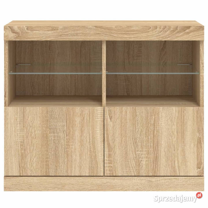 Szafka z oświetleniem LED dąb sonoma 81x37x67 Szafki Warszawa