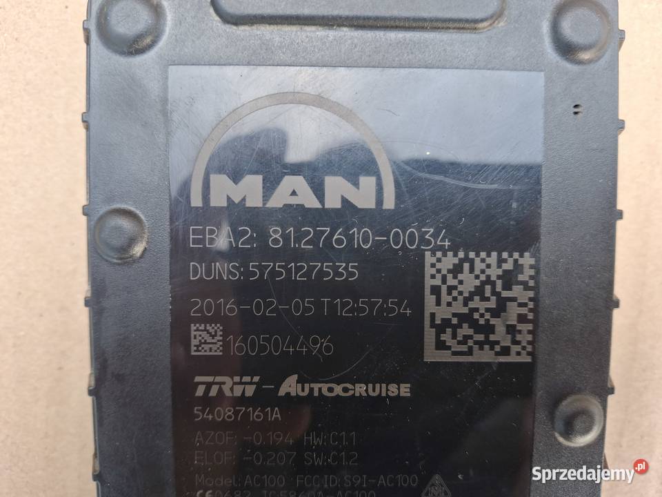 MAN RADAR SONAR TEMPOMAT SENSOR 81276100034 Bieleń sprzedam