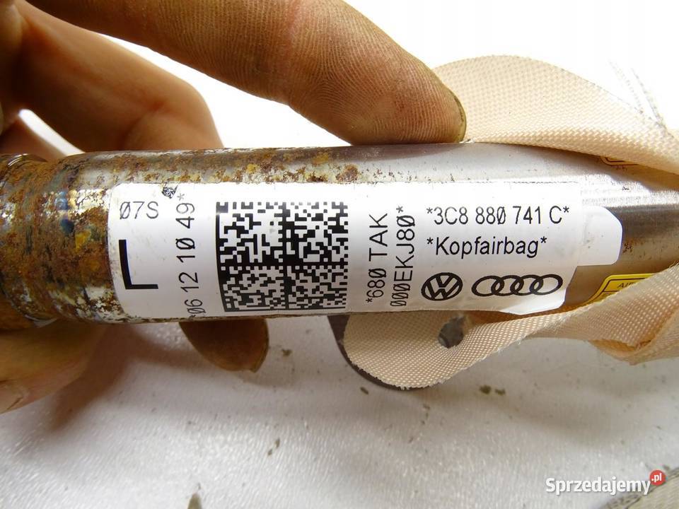 KURTYNA POWIETRZNA AIRBAG LEWA VW PASSAT CC