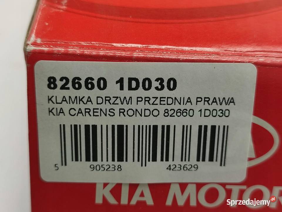 KLAMKA DRZWI PRAWY PRZÓD KIA CARENS 20062011 lubelskie