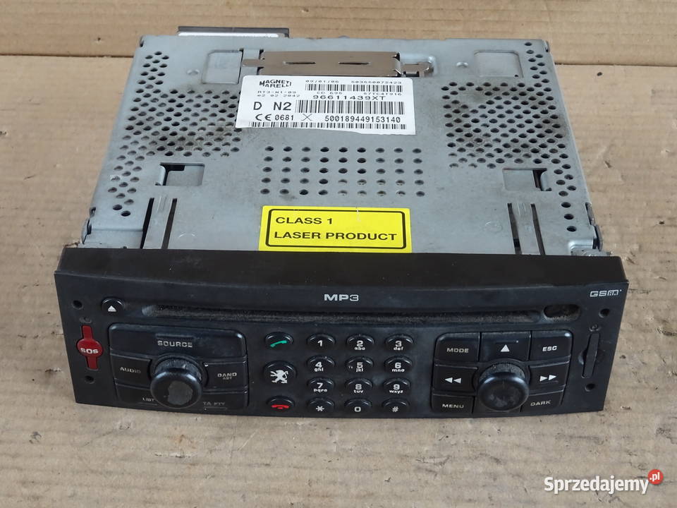 Radio odtwarzacz CD MP3 RT3N109 96611439XT Wieluń