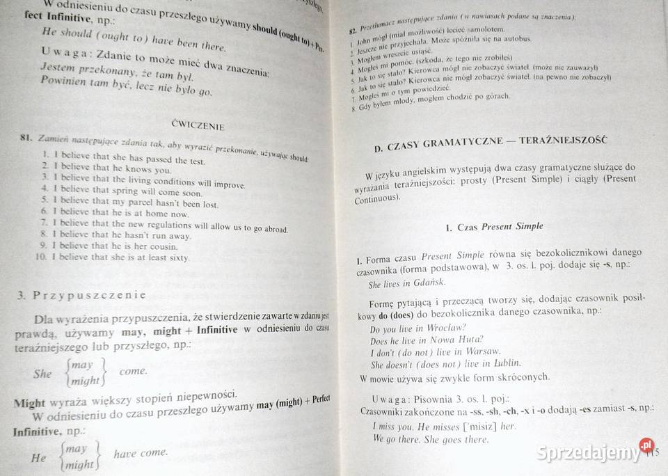 Mała gramatyka języka angielskiego z ćwiczeniami Chełm
