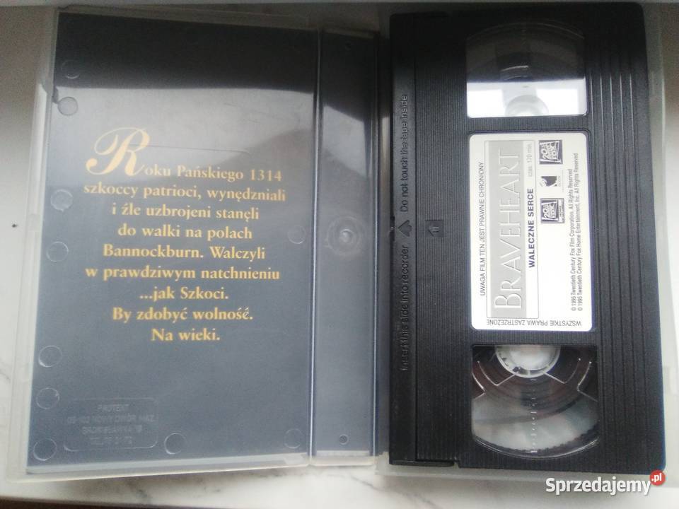 Braveheart kaseta VHS Poznań