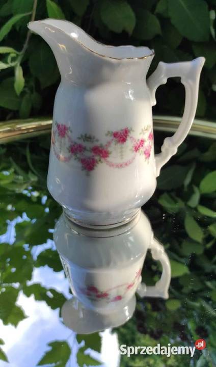 SECESYJNY MLECZNIK Z GIRLANDAMI KWIATÓW Pabianice