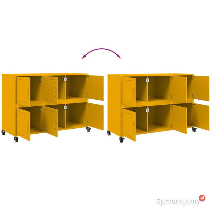 Szafka musztardowa 1005x39x72 stal WM846743 Warszawa