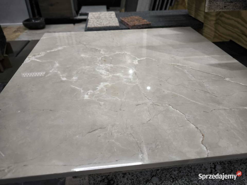 Płytki Marmur Crema Nouva polerowany 61x61x13 Rumia