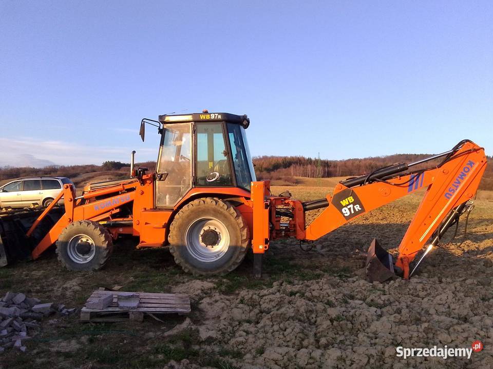 Koparko ładowarka KOMATSU podkarpackie