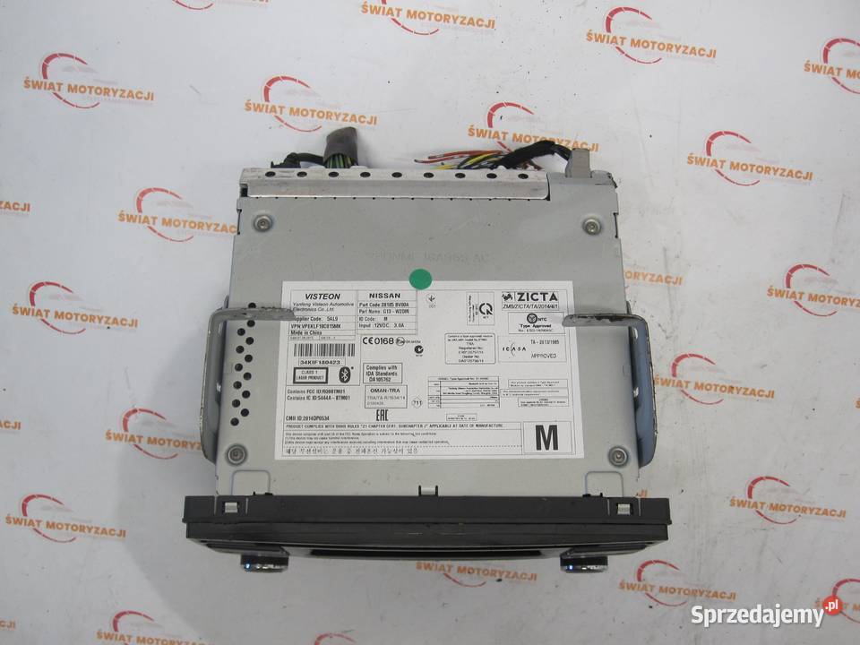 NISSAN JUKE 15r radio CD 28185BV80A osobowe świętokrzyskie Kielce