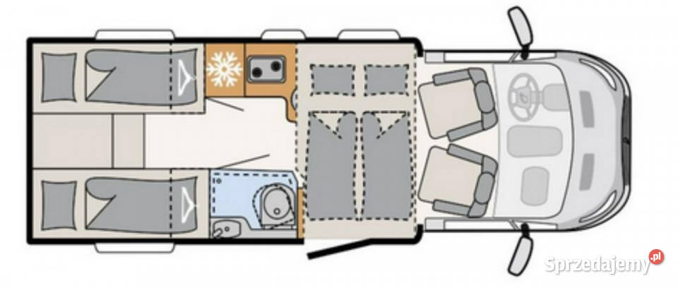 samochody kempingowe Dethleffs JUST GO T6815 EB Gaj