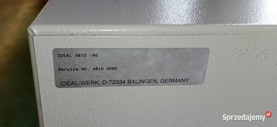 Gilotyna do cięcia papieru Ideal 481095 łódzkie Łódź