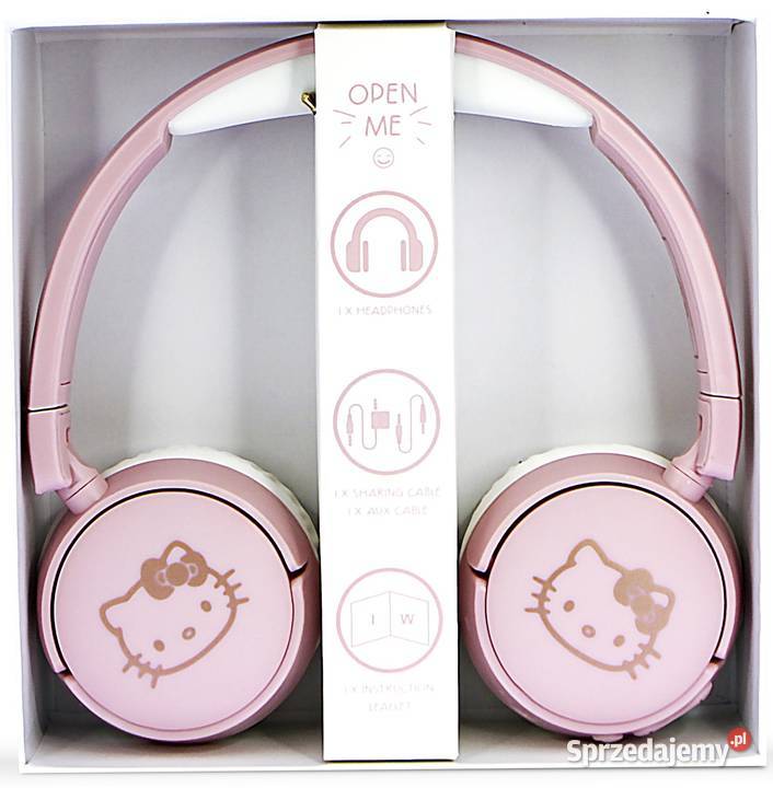 Hello Kitty Słuchawki Nauszne Bezprzewodowe Mogilany