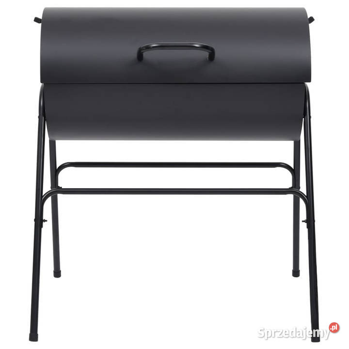 Grill beczkowy z 2 rusztowaniami czarny 80x95x90 sprzedam