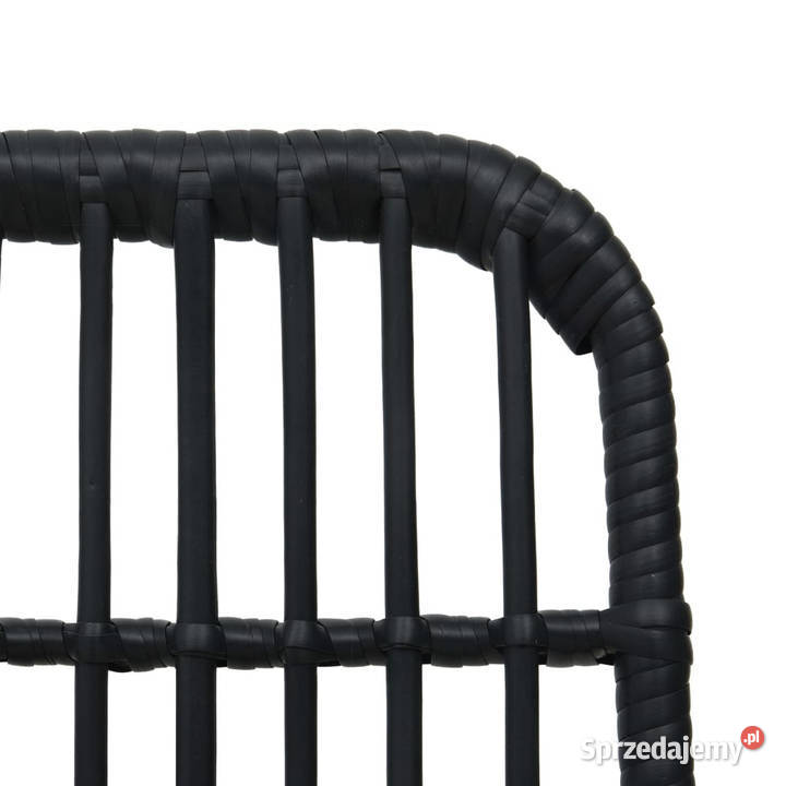 3cz zestaw mebli bistro rattan PE czarny WM48585 mazowieckie Warszawa