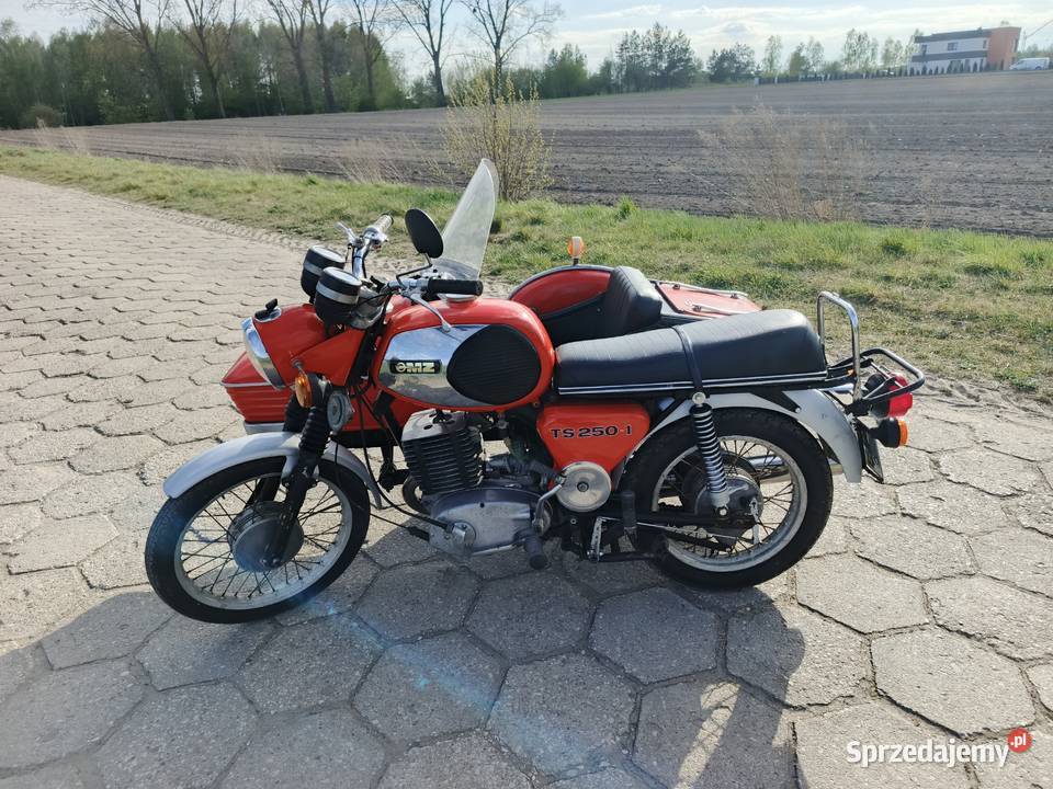 Mz Ts 250 z wózkiem bocznym zarejestrowana