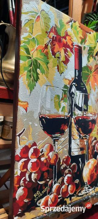 Obraz akryl sygnowany 17 bez ramy Warszawa