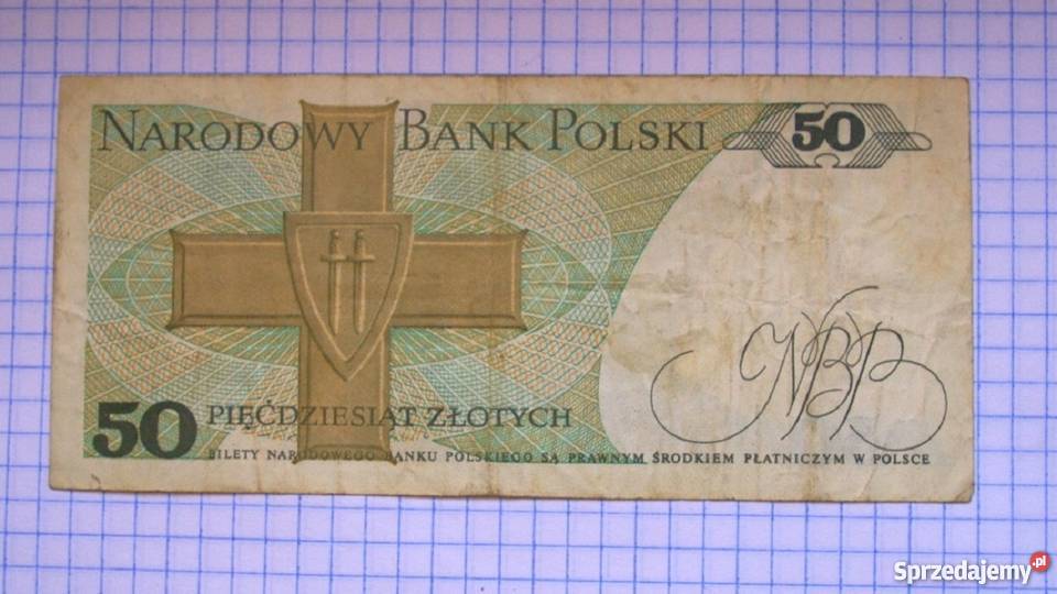 BANKNOT 50 ZŁOTYCH 1988 POLSKA K ŚWIERCZEWSKI Piszczac
