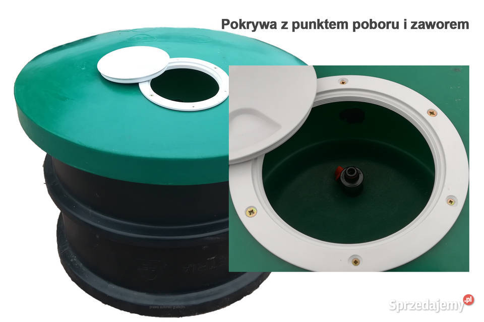 ZBIORNIK NA DESZCZÓWKĘ 3000L ZESTAW Z NADSTAWKĄ Oleśnica