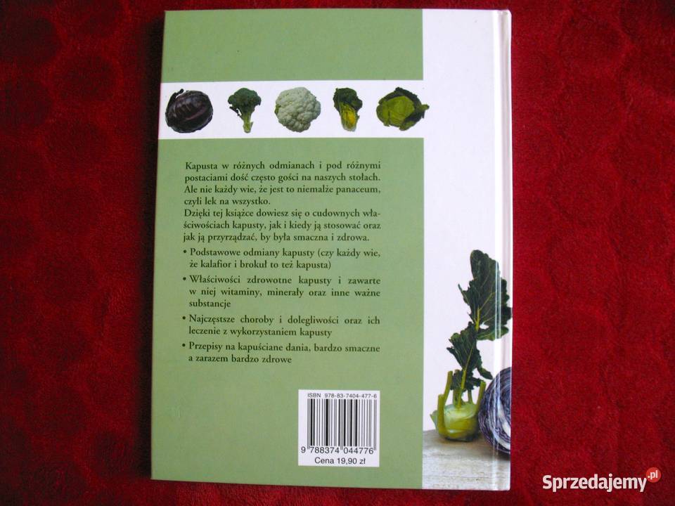 Kapusta zdrowia i urody Lars Hayden książka Siedlce sprzedam